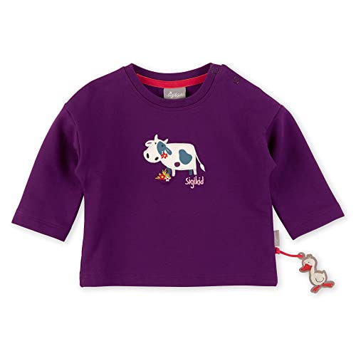 Sigikid Baby-Mädchen Bio-Baumwolle Sweatshirt, lila, 80 von Sigikid