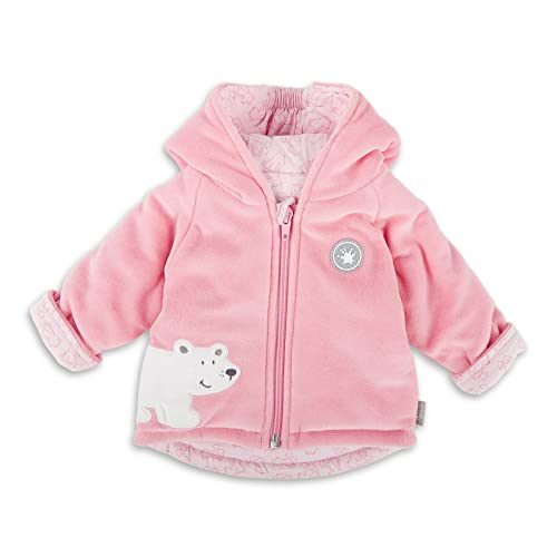 Sigikid Baby-Mädchen Classic Kapuze aus Bio-Baumwolle Nickijacke, rosa, 62 von Sigikid