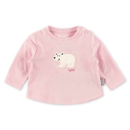 Sigikid Baby-Mädchen Classic Langarmshirt aus Bio-Baumwolle T-Shirt, Hellrosa/Eisbär, 68 von Sigikid