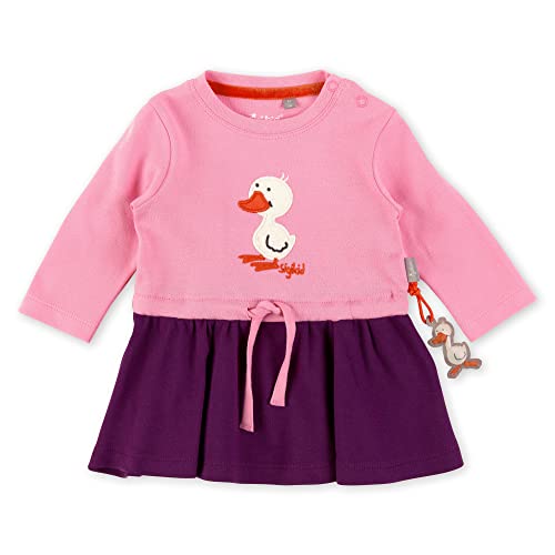 Sigikid Baby-Mädchen Kleid aus Bio Baumwolle Kinderkleid, rosa/lila, 68 von Sigikid
