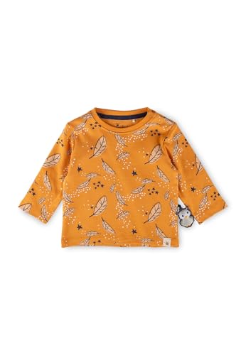 Sigikid Baby-Mädchen Magic OWL Langarmshirt, Ockerorange, 74 cm von Sigikid