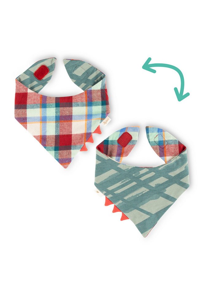 Sigikid Halstuch Wendehalstuch dino world für Babys und Kleinkinder, (1-St) von Sigikid