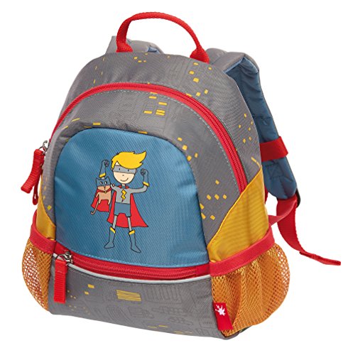 sigikid, Jungen, Rucksack klein, Pille Power Motiv, Grau, 24999, 25 cm von Sigikid