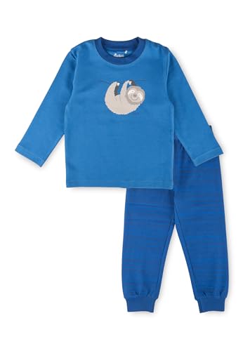 Sigikid Jungen Pyjama Mini Nachtwäsche Pyjamaset, Blau, 128 von Sigikid