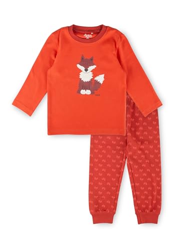 Sigikid Jungen Pyjama Mini Nachtwäsche Pyjamaset, Rot, 128 von Sigikid