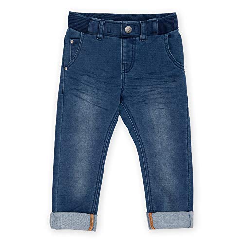 Sigikid Kinder Jeans mit Innen verstellbarem Schlupfbund aus elastischem RIPP, softe Sweat Denim-Qualität, bequeme Passform, für Mädchen und Jungen, Größe 98-128 von Sigikid