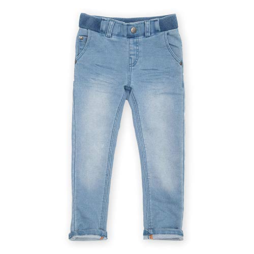 Sigikid Kinder Jeans mit Innen verstellbarem Schlupfbund aus elastischem RIPP, softe Sweat Denim-Qualität, bequeme Passform, für Mädchen und Jungen, Größe 98-128 von Sigikid