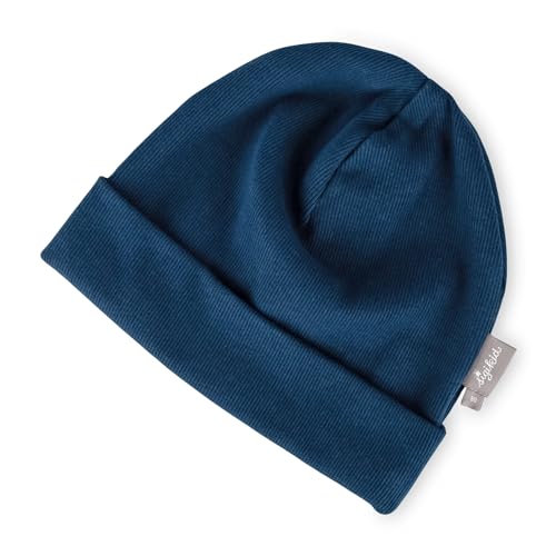 Sigikid Kinder Mütze Jungen elastischer RIPP mit breitem Umschlag Beanie Bio-Baumwolle von Sigikid