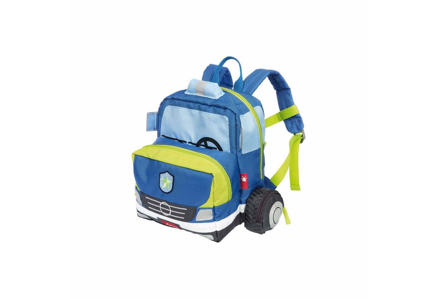 Sigikid Kinderrucksack Polizeiauto Rucksack 22 x 26 x 12cm (1 Rucksack, 1-tlg) von Sigikid