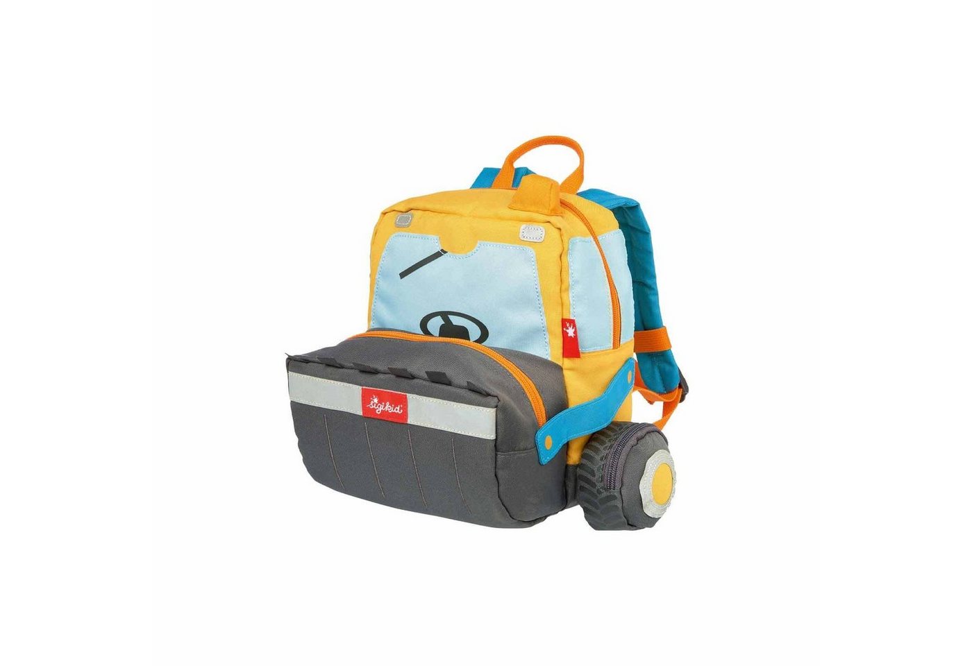 Sigikid Kinderrucksack Radlader Rucksack 22 x 26 x 12 cm (1 Rucksack, 1-tlg) von Sigikid