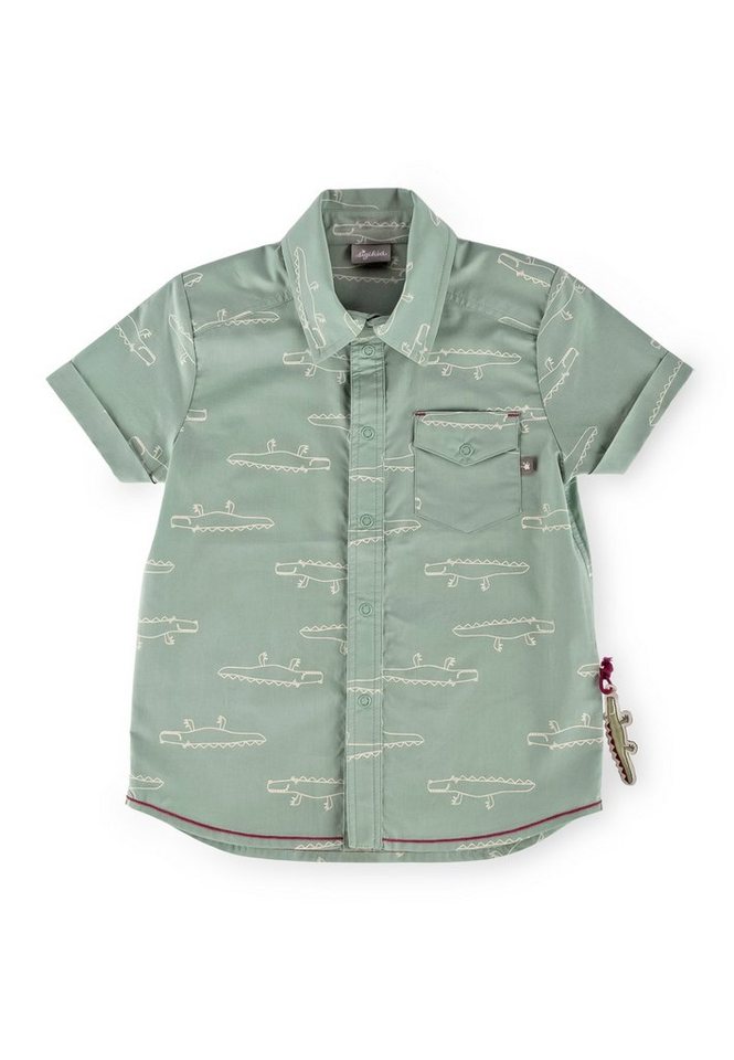 Sigikid Langarmhemd Kinderhemd Batist Hemd Happy Crocodile für Kinder (1-tlg) von Sigikid
