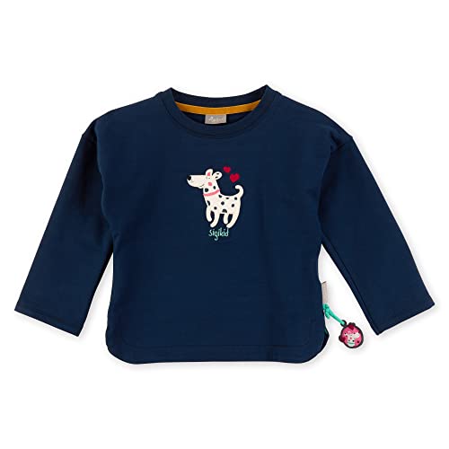 Sigikid Mädchen Mini Bio-Baumwolle Sweatshirt, dunkelblau, 128 von Sigikid