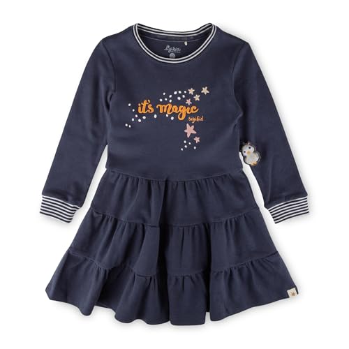 Sigikid Mädchen Mini Magic OWL Kleid, Dunkelblau, 98 cm von Sigikid