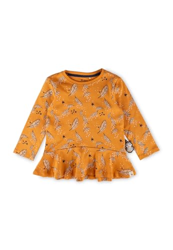 Sigikid Mädchen Mini Magic OWL Longshirt, Ockerorange, 110 cm von Sigikid