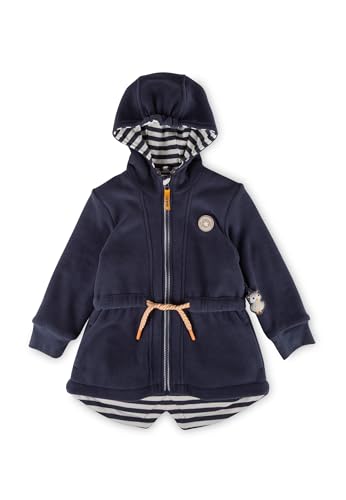Sigikid Mädchen Polarfleecejacke Mini Magic OWL Fleecejacke, Dunkelblau, 122 von Sigikid