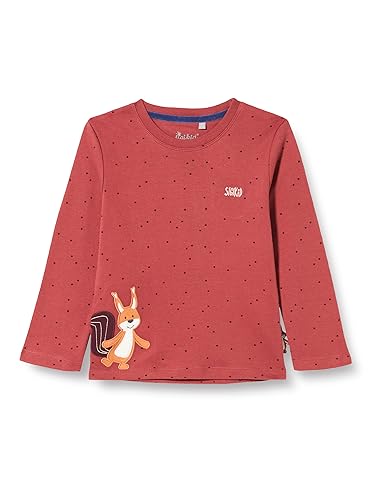 sigikid Mädchen Mini Autumn Forest Langarmshirt, rot, 104 von Sigikid