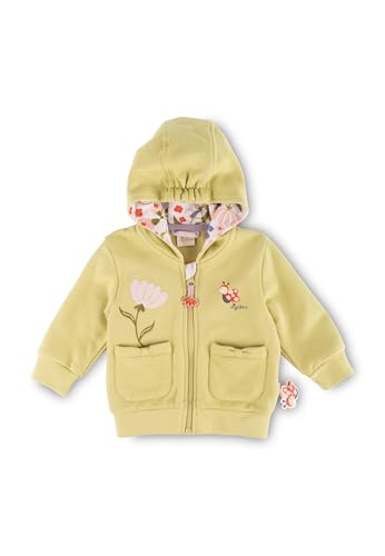 Sigikid Sweatjacke für Baby Mädchen mit Kapuze und Blumen-Stickerei von Sigikid