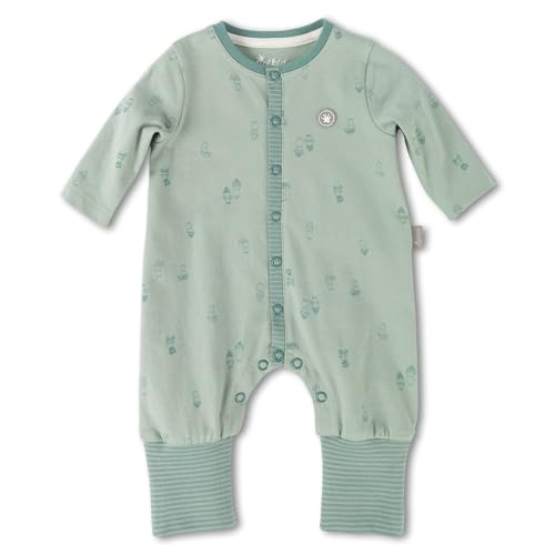 Sigikid Unisex Overall mit Klappbündchen Classic Baby für Jungen und Mädchen, Grün, 56 von Sigikid