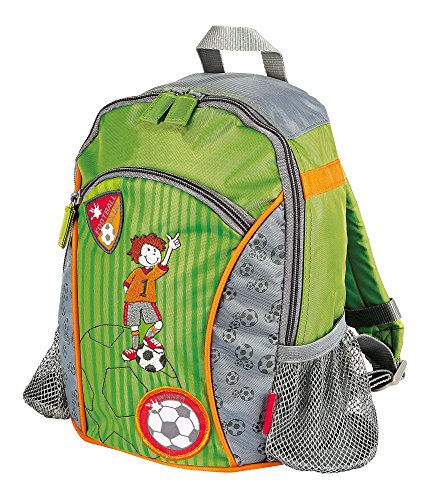 Sigikid 23769 Rucksack klein Killy Keeper Mädchen und Jungen Kinderrucksack empfohlen ab 2 Jahren grün/grau von Sigikid