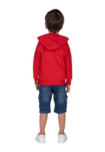 sigikid Baby Jeans Bermuda mit elastischem Schlupfbund, Bindebändchen und vier praktischen Taschen, softe Sweat Denim-Qualität und bequeme Passform, für Jungen, Größe 98 - 128 von Sigikid