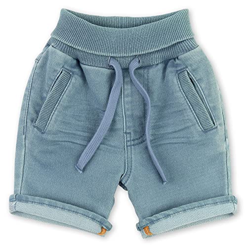 Sigikid Baby - Mädchen Bermuda Lässige Shorts, Hellblau/Jeans, 86 EU von Sigikid