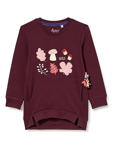 sigikid Mädchen Mini Autumn Forest Langarmshirt, Beere, 110 von Sigikid