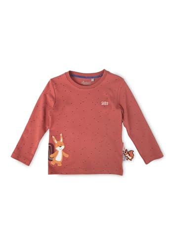 sigikid Mädchen Mini Autumn Forest Langarmshirt, rot, 122 von Sigikid