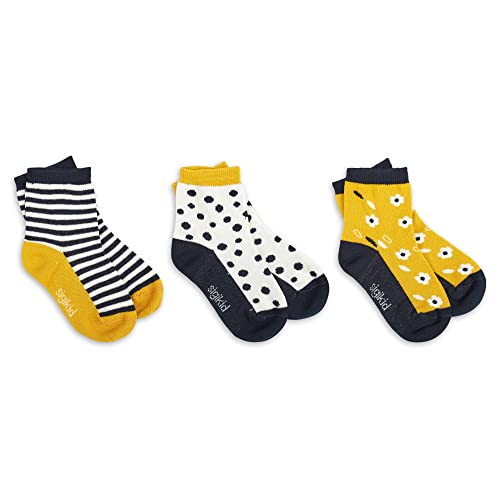sigikid Socken-Set 3er aus Bio-Baumwolle für Baby Mädchen in den Größen 16/18-22/24 von Sigikid