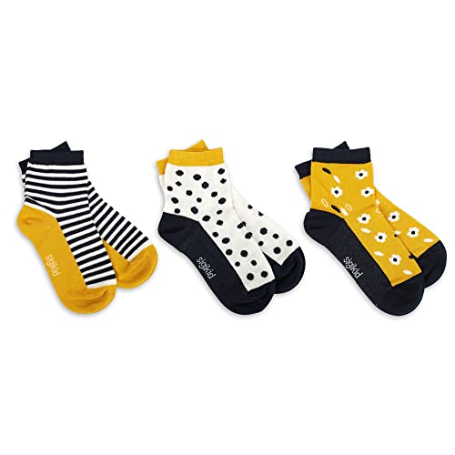 sigikid Socken-Set 3er aus Bio-Baumwolle für Mini Mädchen in den Größen 25/27-31/33 von Sigikid