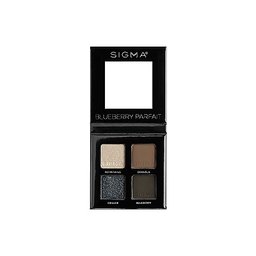 Eyeshadow Quad – Blueberry Parfait by SIGMA for Women – 0,14 oz Eye Shadow von Sigma Beauty
