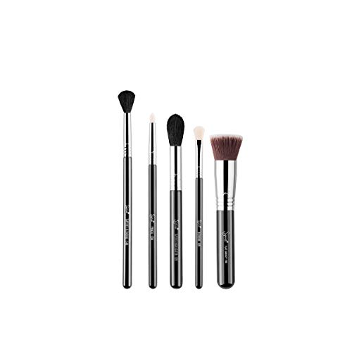 Sigma Beauty Most Wanted Make-up Pinsel Set – Set mit 5 Lieblings Make-up Pinseln für Foundation, Highlighter, Lidschatten, Kajal und Blending Sigma Beauty Most Wanted Make-up Pinsel Set – Set mit 5 Lieblings Make-up Pinseln für Foundation, Highlighter, Lidschatten, Kajal und Blending von Sigma Beauty