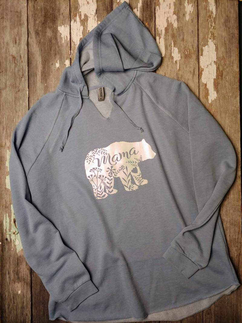 Mama Bär Hoodie, Leicht, Liebenswert, Frauen, Mutter Leben, Geschenk Für von SignSolutionsShop