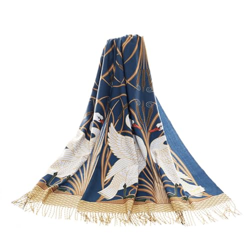 Siganre Art Pashmina, Wickeltuch und Schal für Damen, Schwan, One size von Signare