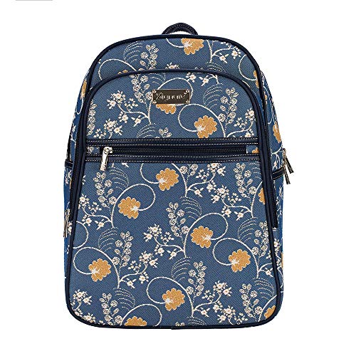 Signare Damen-Rucksack für Damen, Austen Blue, Medium, Rucksack, Rucksäcke von Signare