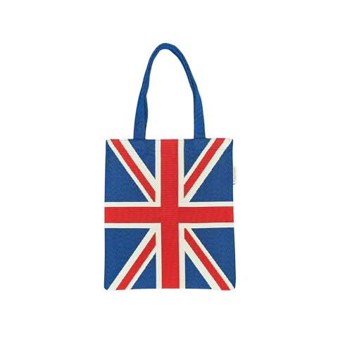 Signare Flaches Mini-Tragetasche, gewebtes Tapisserie-Design, Motiv: Union Jack von Signare