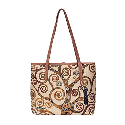 Signare Tapisserie Damen Taschen inspiriert von Gustav Klimt, Baum des Lebens von Signare