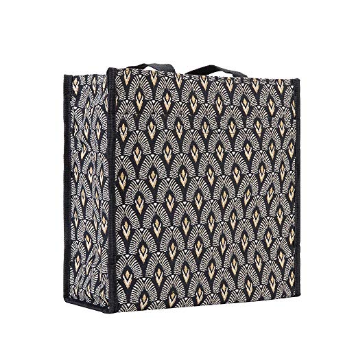 Signare Tapisserie Einkaufstasche, Shopper, Tragetasche, Shopper Damen Groß, Umhängetasche Damen mit Farbmuster Designs (Art Decor – Luxor.) von Signare