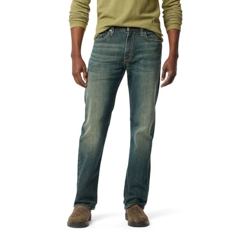 Signature by Levi Strauss & Co. Gold Label Herren Regular Fit Flex Jeans, Straßenrand, 38W x 30L Signature by Levi Strauss & Co. Gold Label Herren Regular Fit Flex Jeans, Straßenrand, 38W x 30L von Signature by Levi Strauss & Co. Gold Label