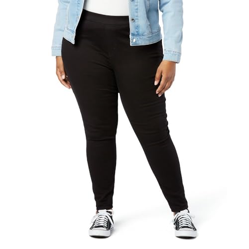 Signature by Levi Strauss & Co. Gold Damen Totally Shaping Pull-On Skinny Jeans, schwarz, 38 Kurz Signature by Levi Strauss & Co. Gold Damen Totally Shaping Pull-On Skinny Jeans, schwarz, 38 Kurz von Signature by Levi Strauss & Co. Gold