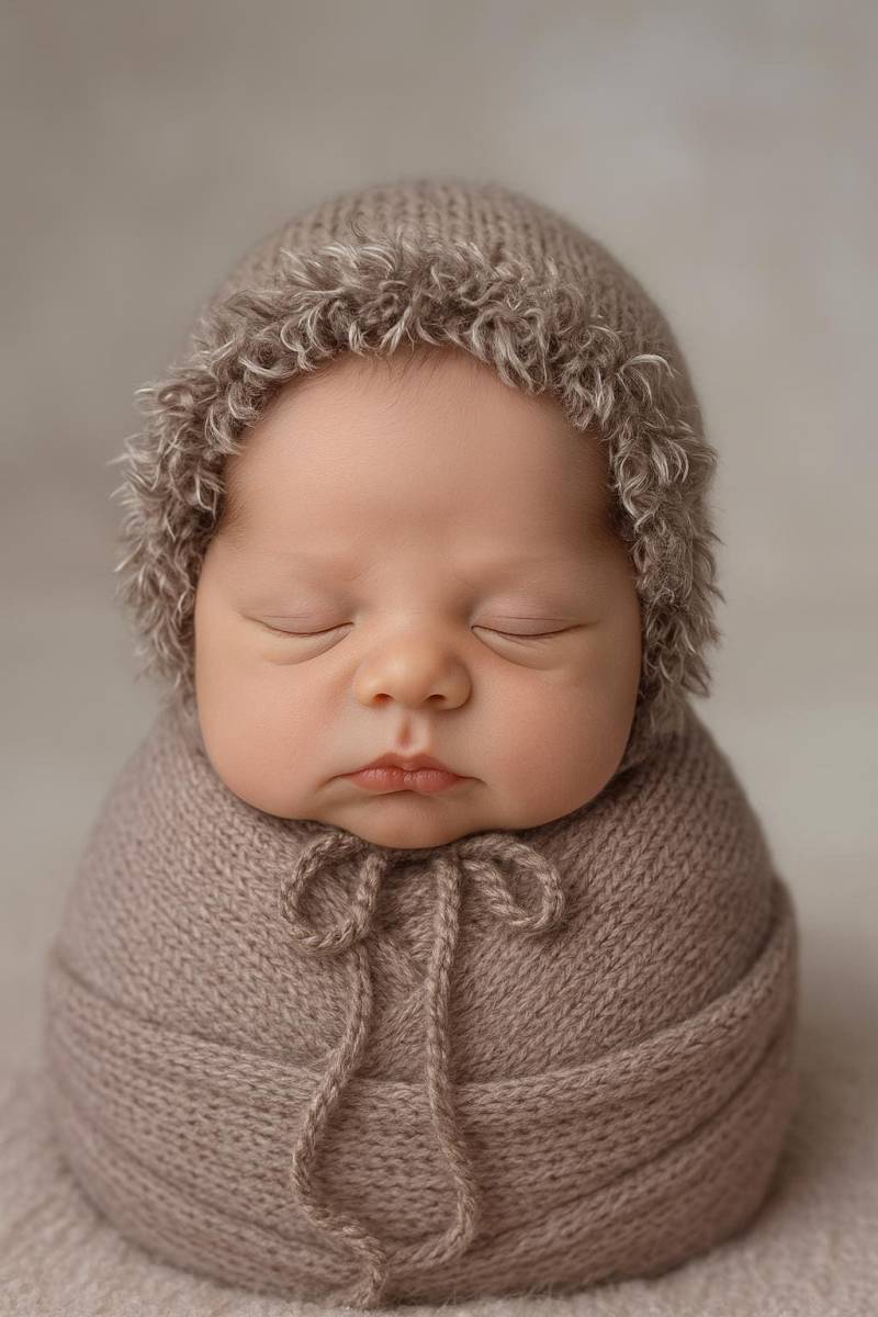 Handgestrickte Baby-Mütze Neugeborenen Fotografie Requisite Handgestrickte Baby-Mütze Neugeborenen Fotografie Requisite von SignatureSimone