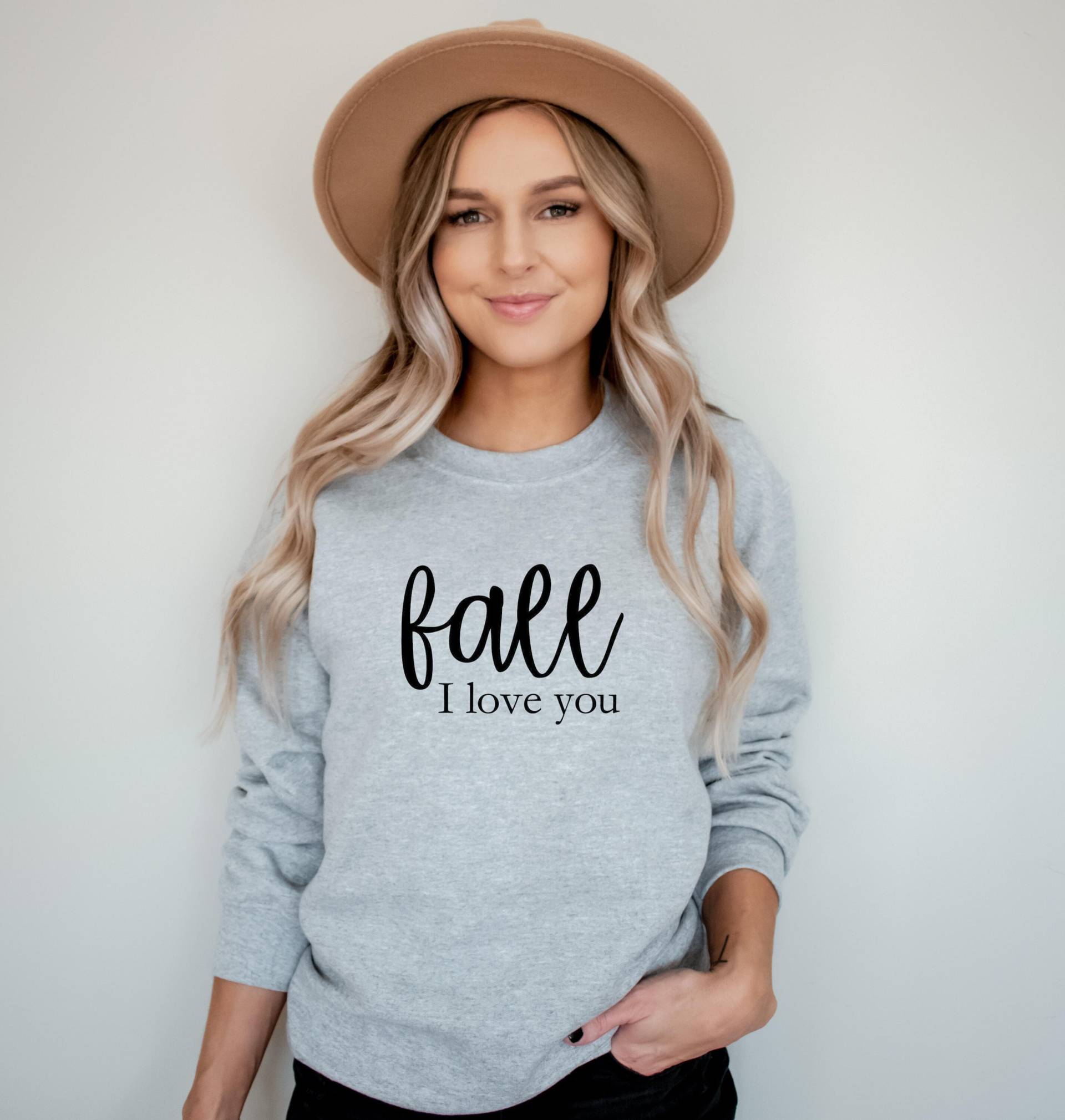 Herbst, Ich Liebe Dich Sweatshirt, Herbst Sweatshirts Für Frauen, Grafik, Glücklichen Herbst-Liebhaber Geschenk von SignatureTShirtz