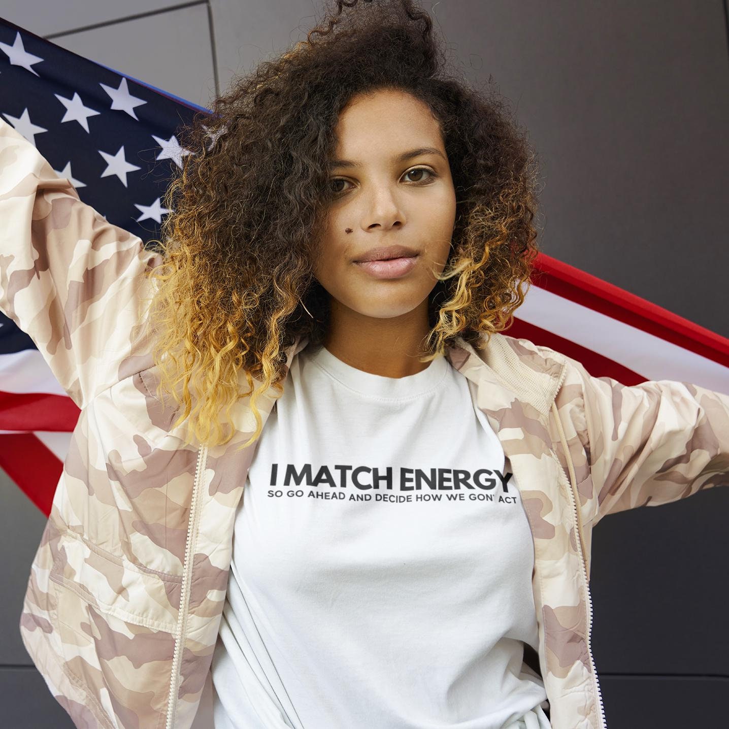 I Match Energy So Go Ahead & Decide How We Got Act T-Shirt - Statement T-Shirts I Match Energy So Go Ahead & Decide How We Got Act T-Shirt - Statement T-Shirts von SignificantPrintz