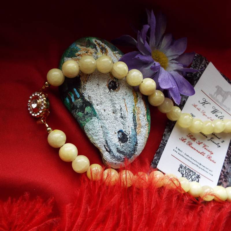 Artikel N-0051Y - Große Gelbquarz Halskette, Halsreif, Reenactor Schmuck, Sca Renaissance Halskette von SignoftheGrayHorse