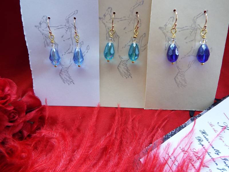 E-0582 - Alla Turque Bergkristall Und Kristall Ohrringe Aus Dem 18.jhdt., Al La Turque, Französisch, Georgisch, Sultana von SignoftheGrayHorse