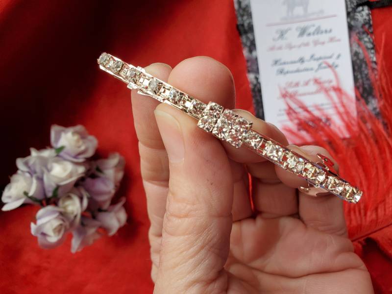 Ha-0028B - Strass Haarspange von SignoftheGrayHorse