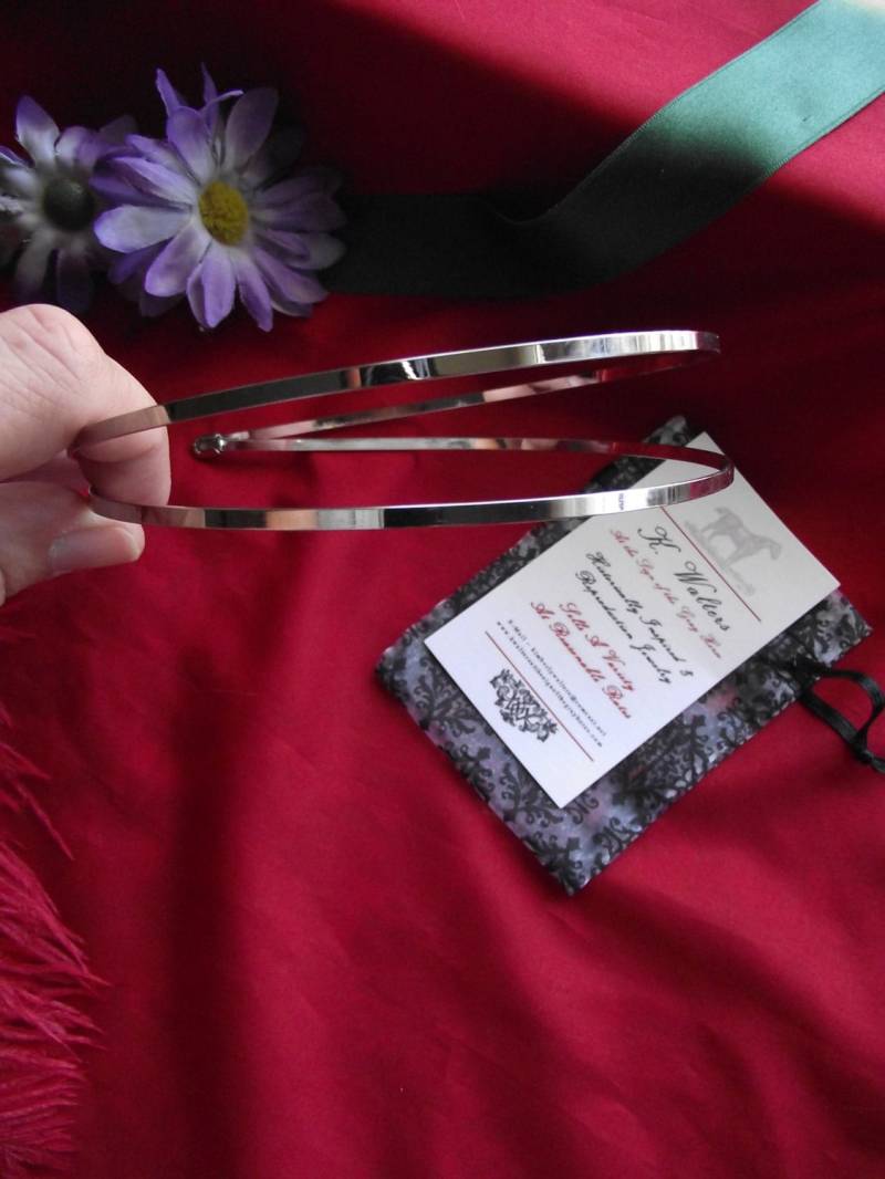 Ha-0039 - Doppelbandeau Oder Stirnband Regency, Roaring 20's, Diadem, 1790Er Jahre von SignoftheGrayHorse