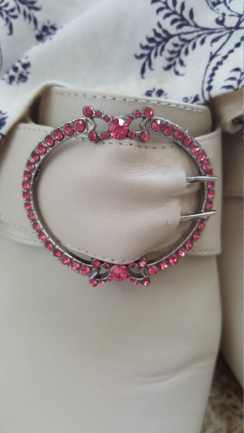 Sb-0016R - Die Charlotte Rose Reproduktion Schuhschnalle Aus Dem 18 von SignoftheGrayHorse