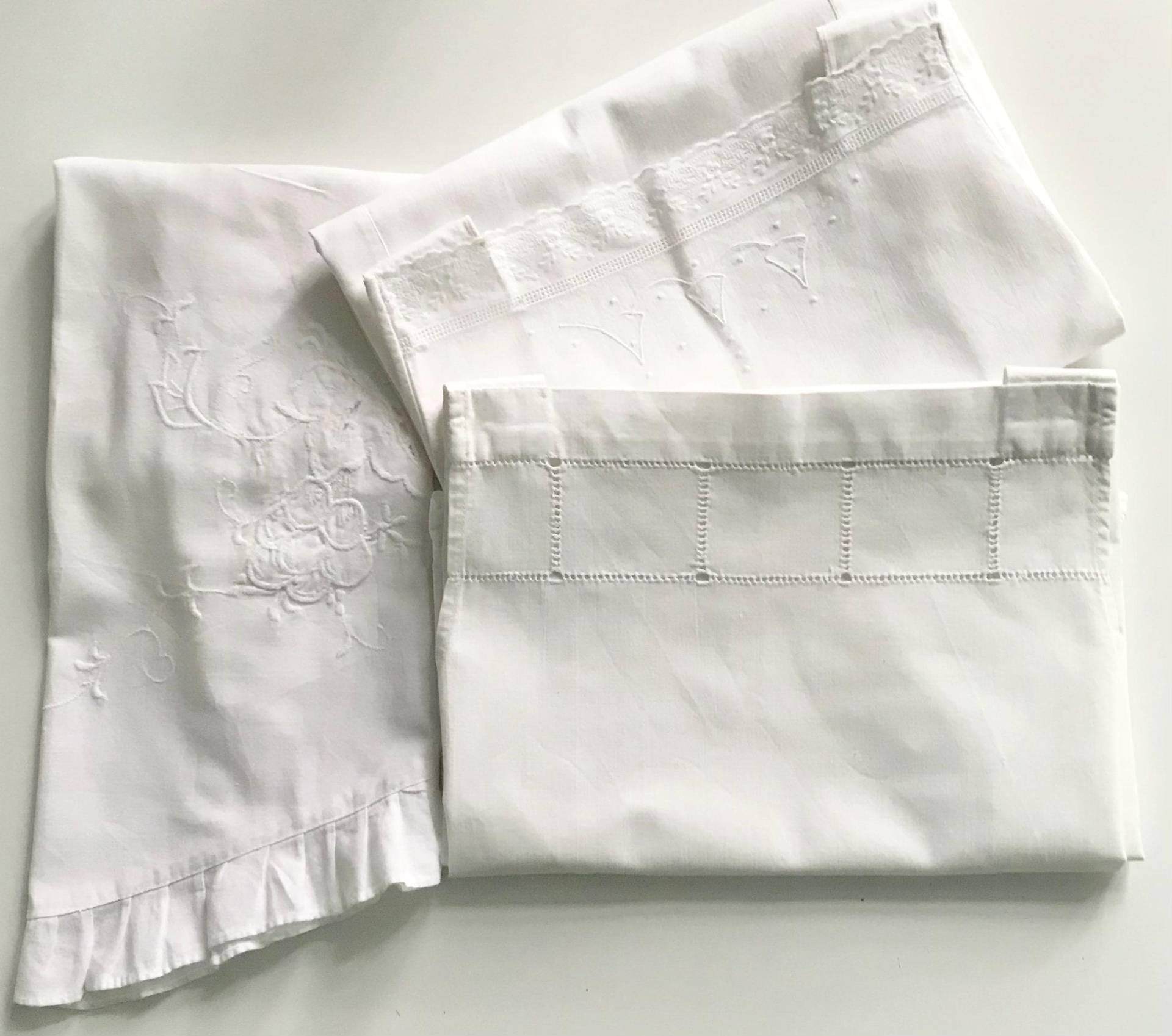 Vintage Schürze/Schürze in Weiß /Schürzen/Latzschürze von SignoraMargherita