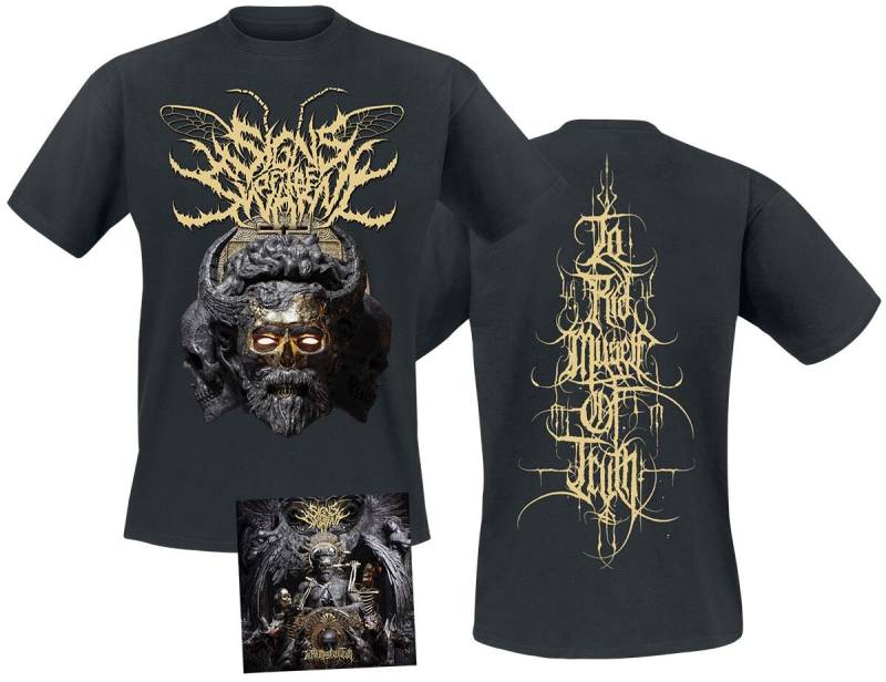 To rid myself of Truth von Signs Of The Swarm - CD & T-Shirt (Digipak, Limited Edition) von Signs Of The Swarm