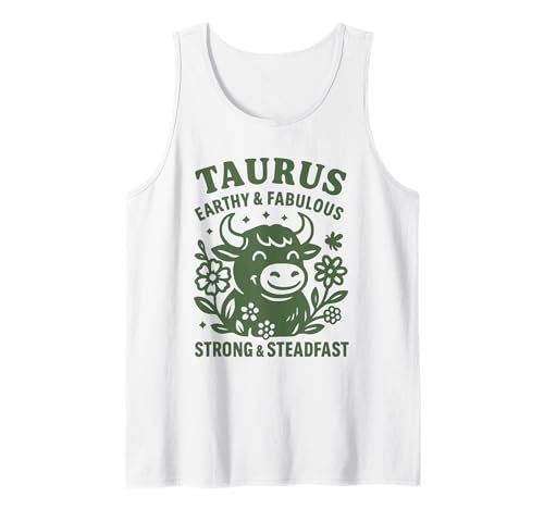 Sternzeichen Stier niedlich für Kinder und Frauen Tank Top Sternzeichen Stier niedlich für Kinder und Frauen Tank Top von Signs Of The Zodiac Designs